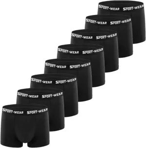 8PC Briefs for Men Low Rise Breathable Plus Size Lightweight Panties Solid Stretch Underpants Daily Wear Comfortable