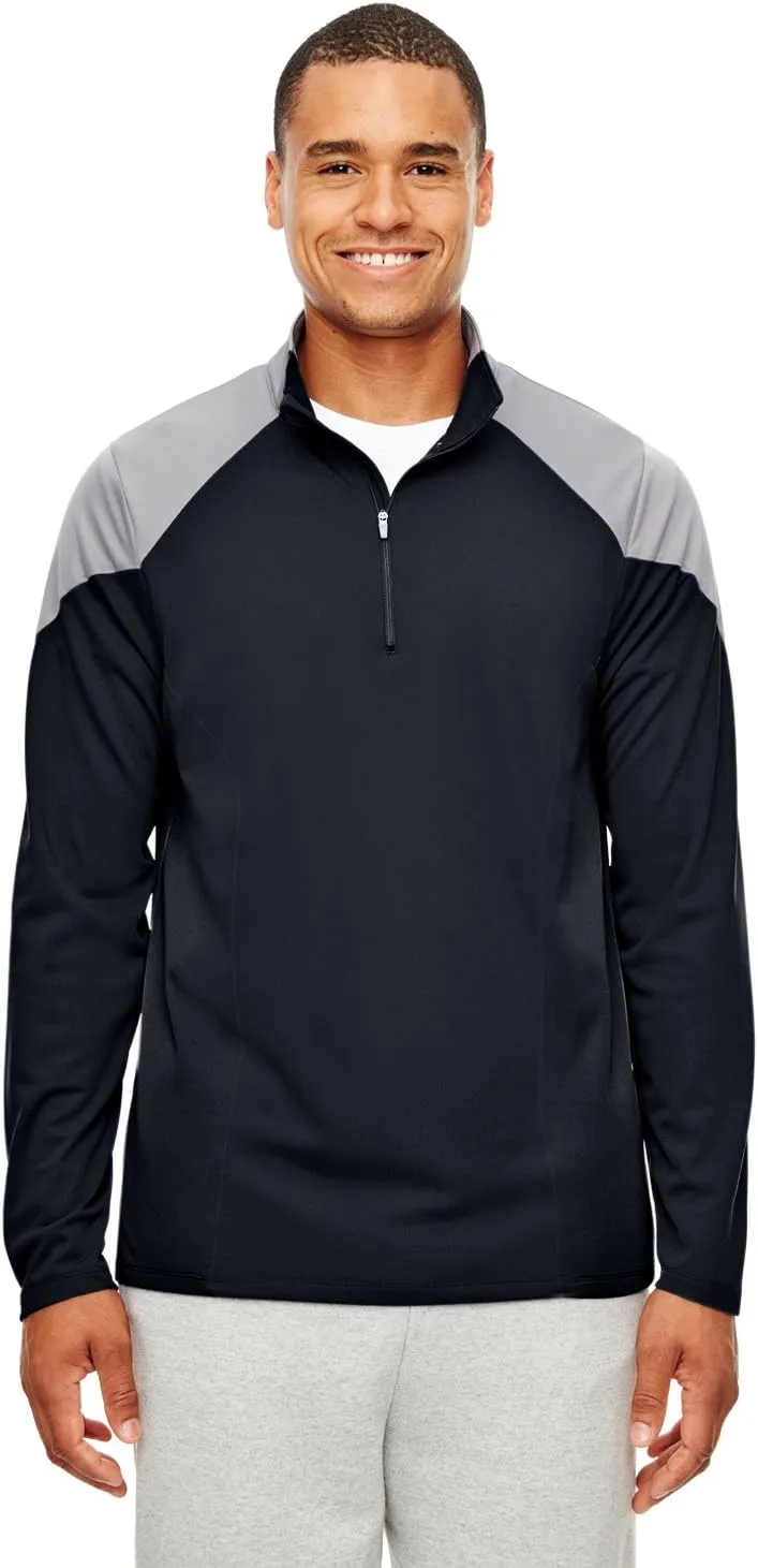 9 Crowns Team 365 Command Moisture wicking Quarter-Zip Shirt Jacket