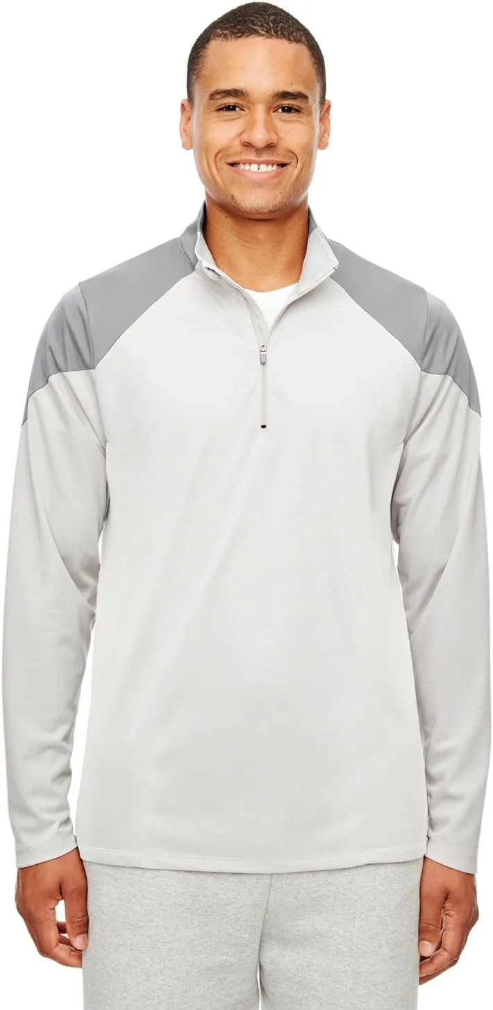 9 Crowns Team 365 Command Moisture wicking Quarter-Zip Shirt Jacket