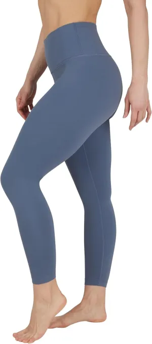 90 Degree By Reflex Ankle Length High Waist Power Flex Leggings - 7/8 Tummy Control Yoga Pants