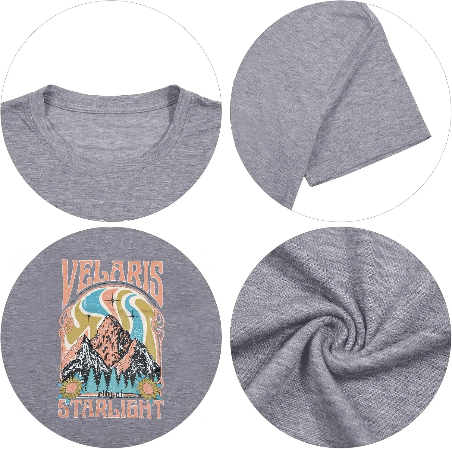 Acotar Velaris Shirts Women Oversized City of Starlight Shirt Book Fan Gift Casual Short Sleeve Tee