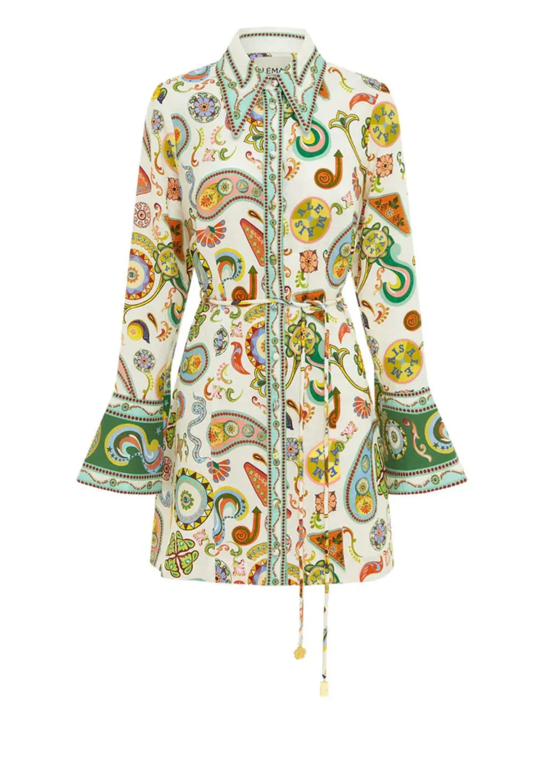 Arcade Mini Dress Multi