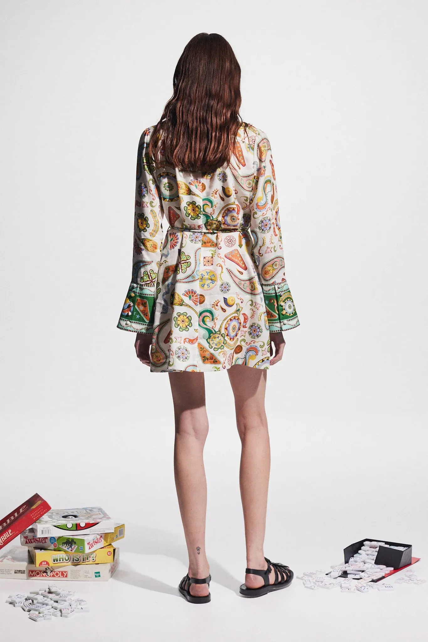Arcade Mini Dress Multi