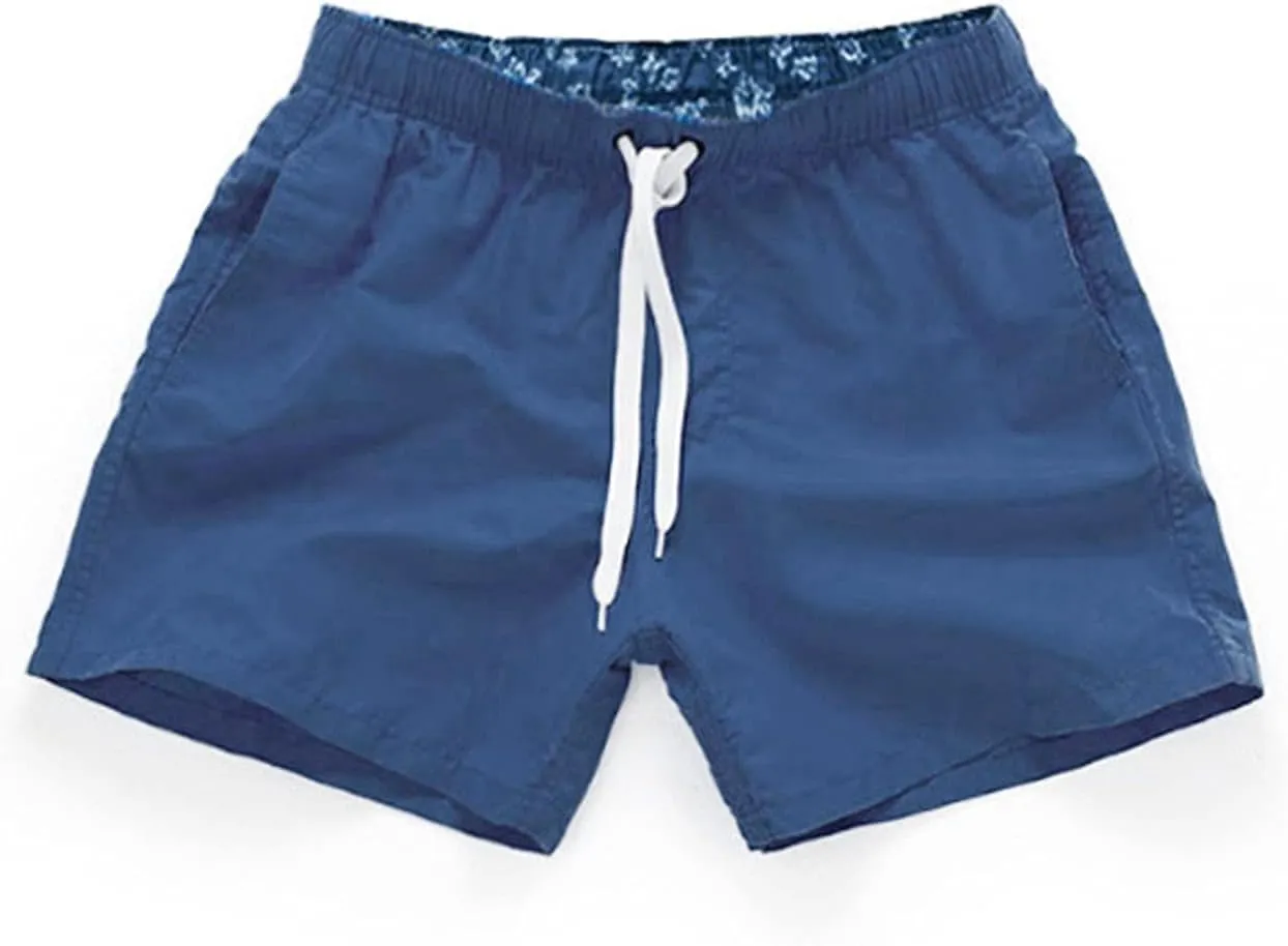 Big and Tall Mens Swim Trunks Pants Loose Swim Beach Pants Three Men's swimwear Beach Swimwear Mens Board Shorts