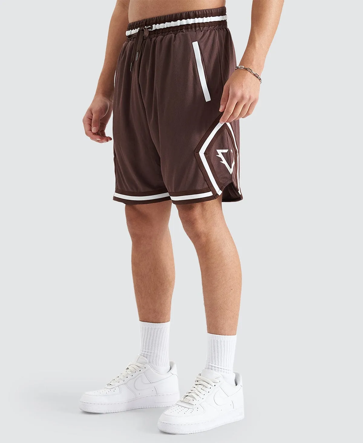 Bishop Basketball Short Shaved Chocolate
