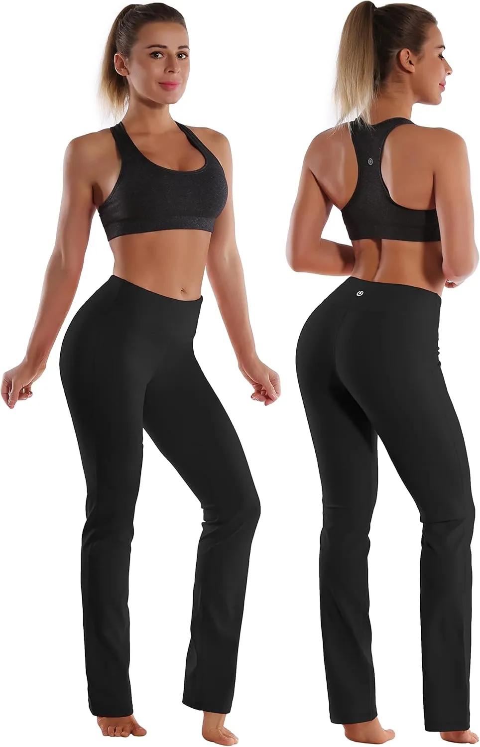 BUBBLELIME 29"/31"/33"/35"/37" Women's High Waist Straight Leg Yoga Pants Tummy Control Workout Pants with Pockets