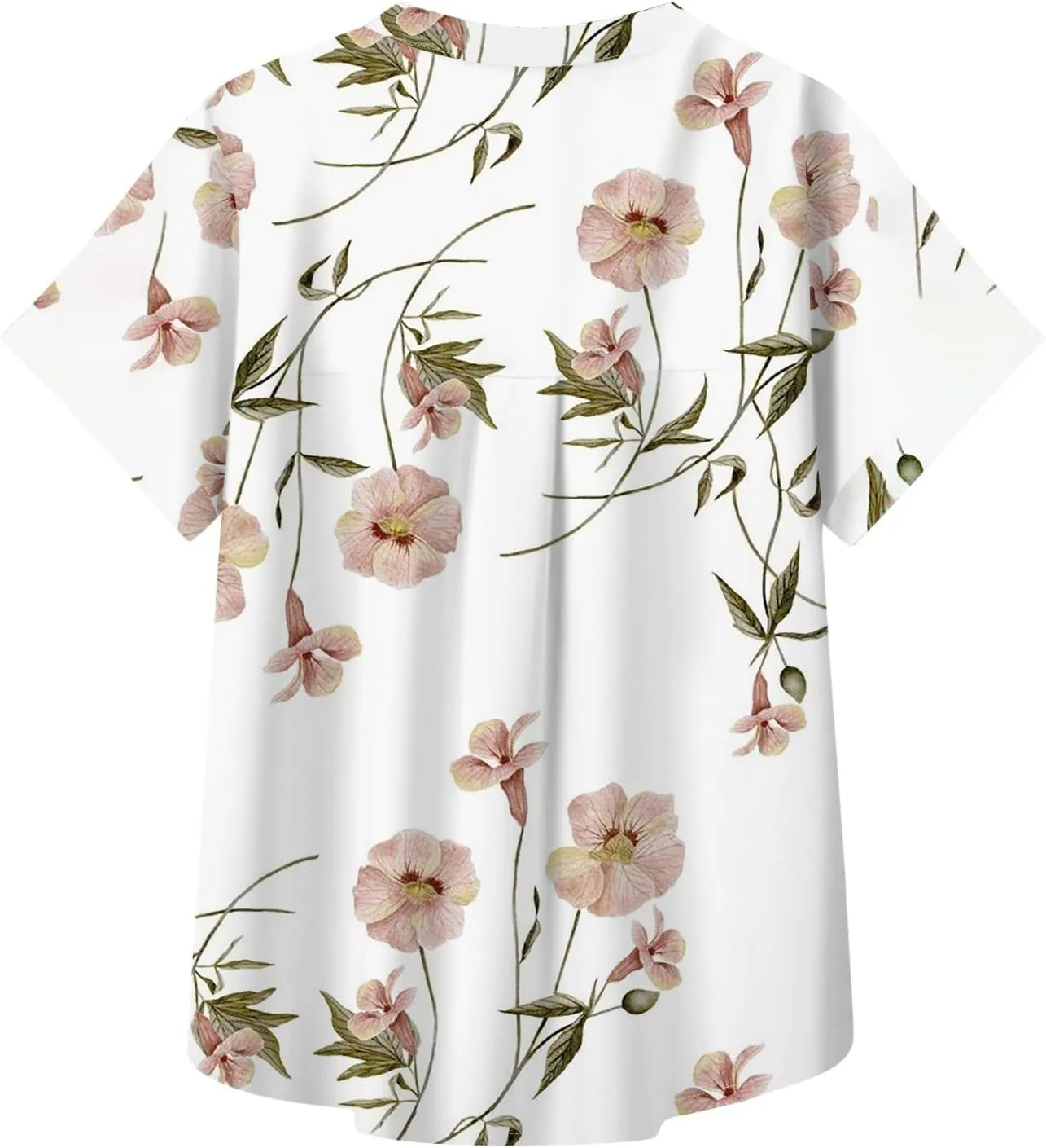 Button Down Shirts Linen Tops for Women Solid Color Shirt Long Sleeve Button Down Loose Fit Vacation Beach