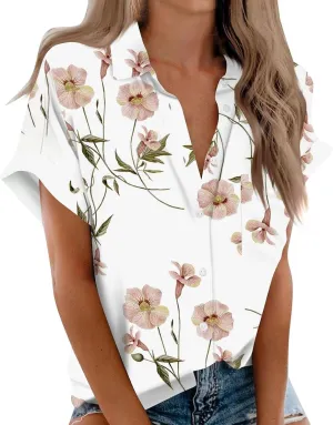 Button Down Shirts Linen Tops for Women Solid Color Shirt Long Sleeve Button Down Loose Fit Vacation Beach