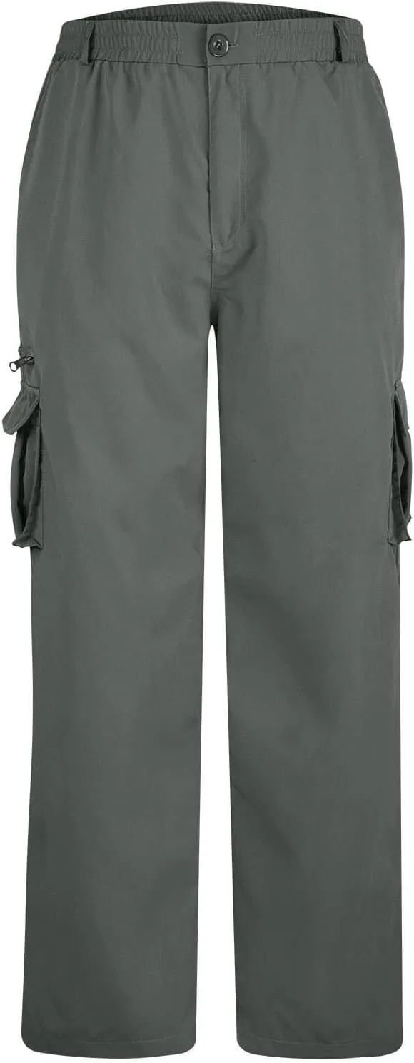 Cargo Pants for Men Slim Fit Men's Hiking Pants Outdoor Casual Lightweight Joggers Work Pants Military Hiking Pants