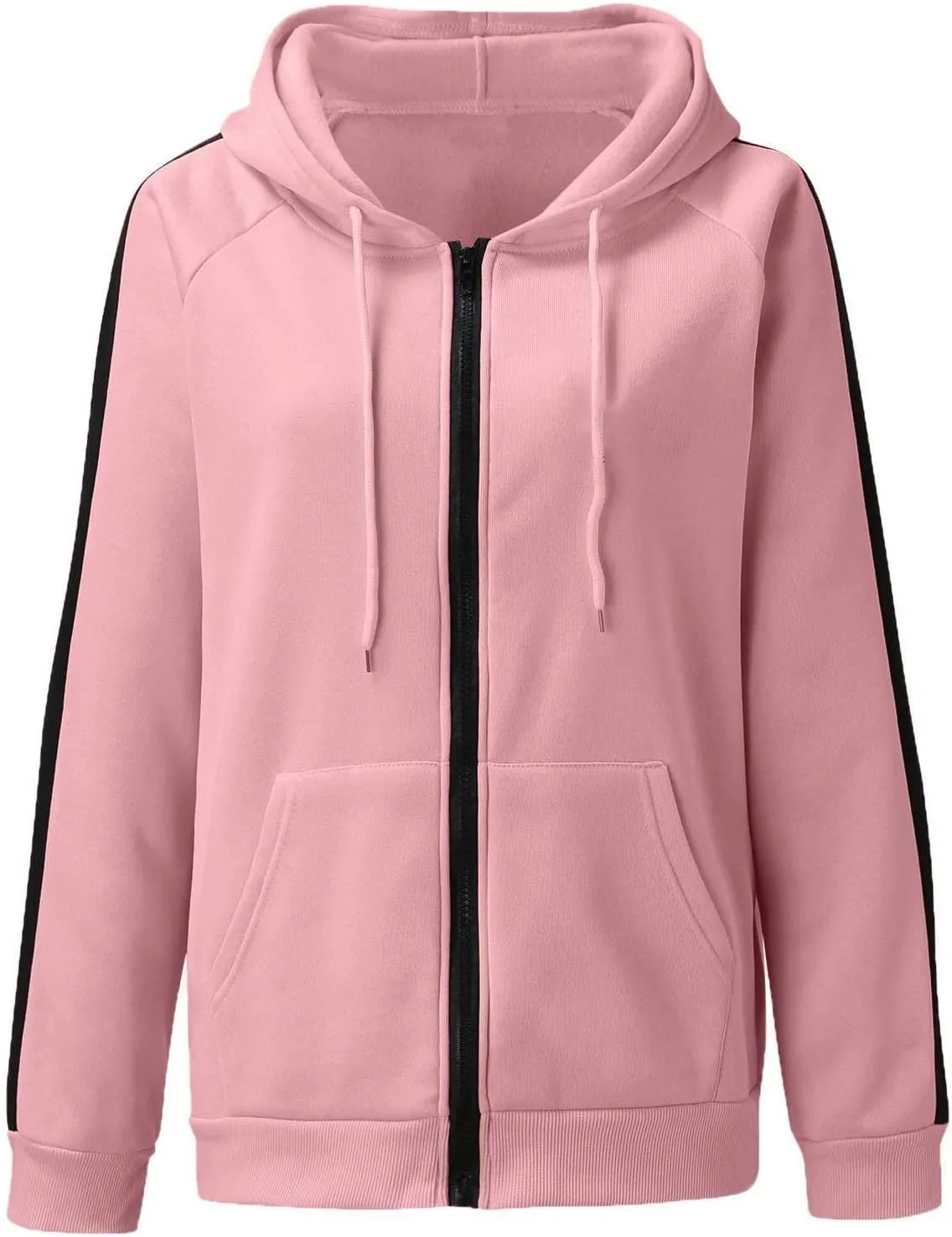 Custom Sweatshirt, Your Own Design Text/Photo/Image/Logo Women Back Printed Hoodies Zip Up Hooded Jacket