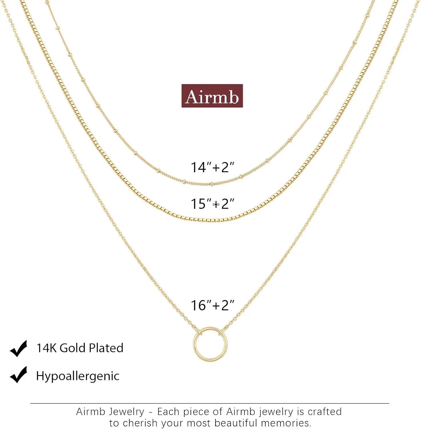 Dainty Layered Necklace for Women, Handmade 18K Gold Plated Y Pendant Necklace Multilayer Pearl Disc Bar Necklace Adjustable Layering Y-Necklaces Jewelry for Women