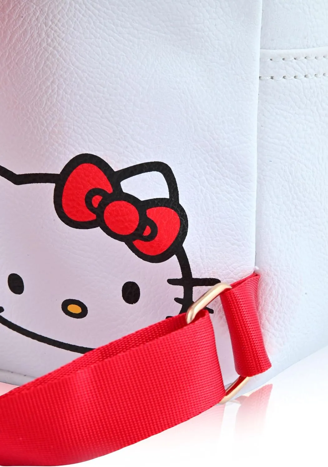 Fast Forward Sanrio Hello Kitty Backpack for Women, Men, Unisex | Cute PU Leather 10" Mini Backpack Purse Shoulder Bag | Accessories