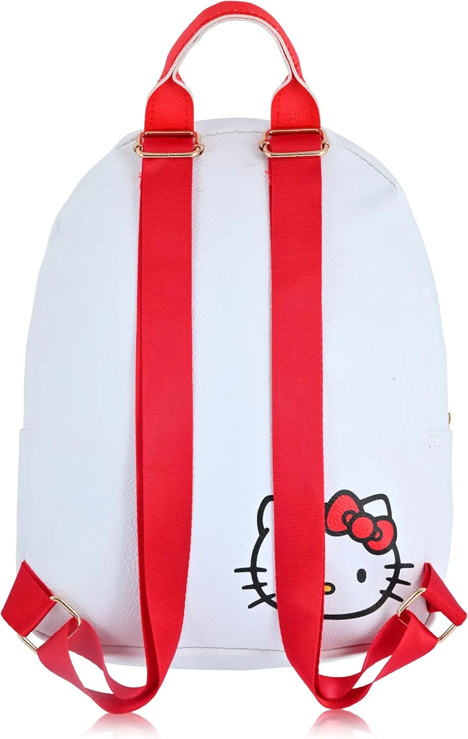 Fast Forward Sanrio Hello Kitty Backpack for Women, Men, Unisex | Cute PU Leather 10" Mini Backpack Purse Shoulder Bag | Accessories