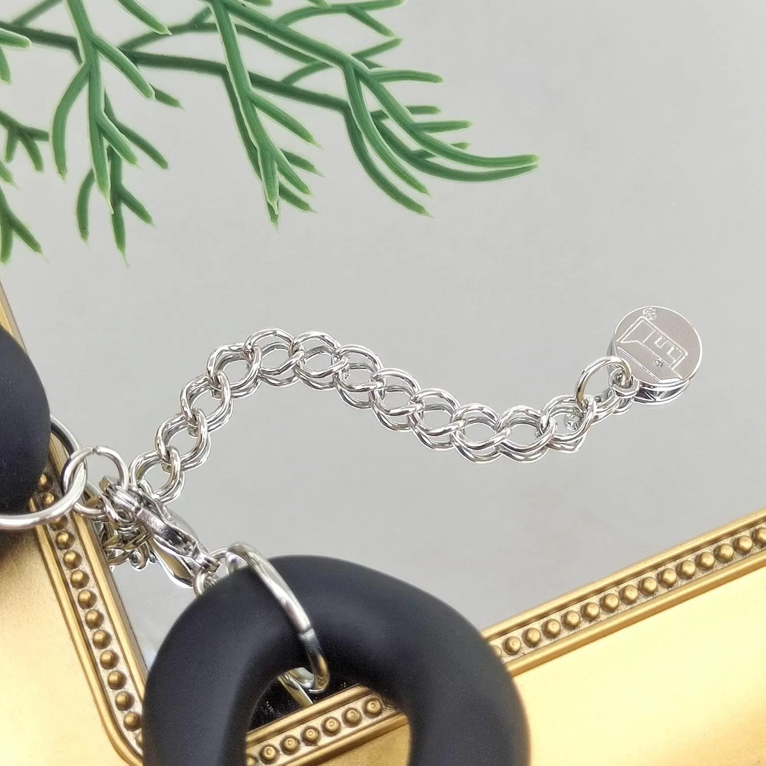 Firstmeet Statement Chunky Acrylic Chain Link Choker Necklace for Women