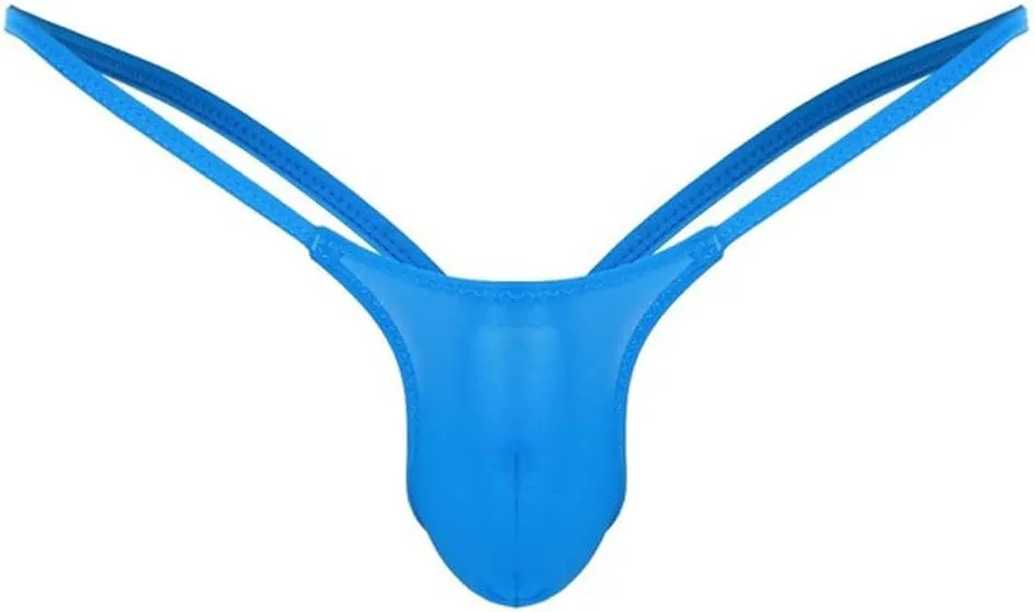 G-string Thongs for Men Low Rise G String Bikinis Briefs Mens Thong Open Sexy Lingerie Low Rise T-Back Under Panties