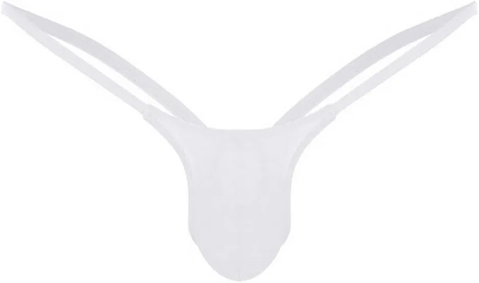 G-string Thongs for Men Low Rise G String Bikinis Briefs Mens Thong Open Sexy Lingerie Low Rise T-Back Under Panties