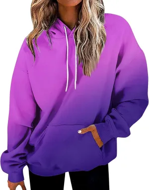 GOFULY Women's Fashion Hoodies & Sweatshirts Fall Plus Size Hoodie Pullover Drawstring Long Sleeve Winter Clothes With Pocket