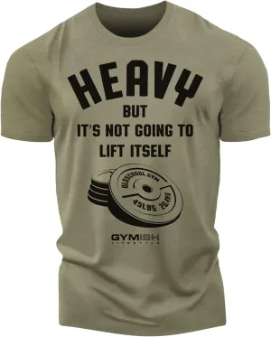 Gymish Lifestyle Heavy Workout Men's Shirt, Motivational Funny Gift T-Shirt