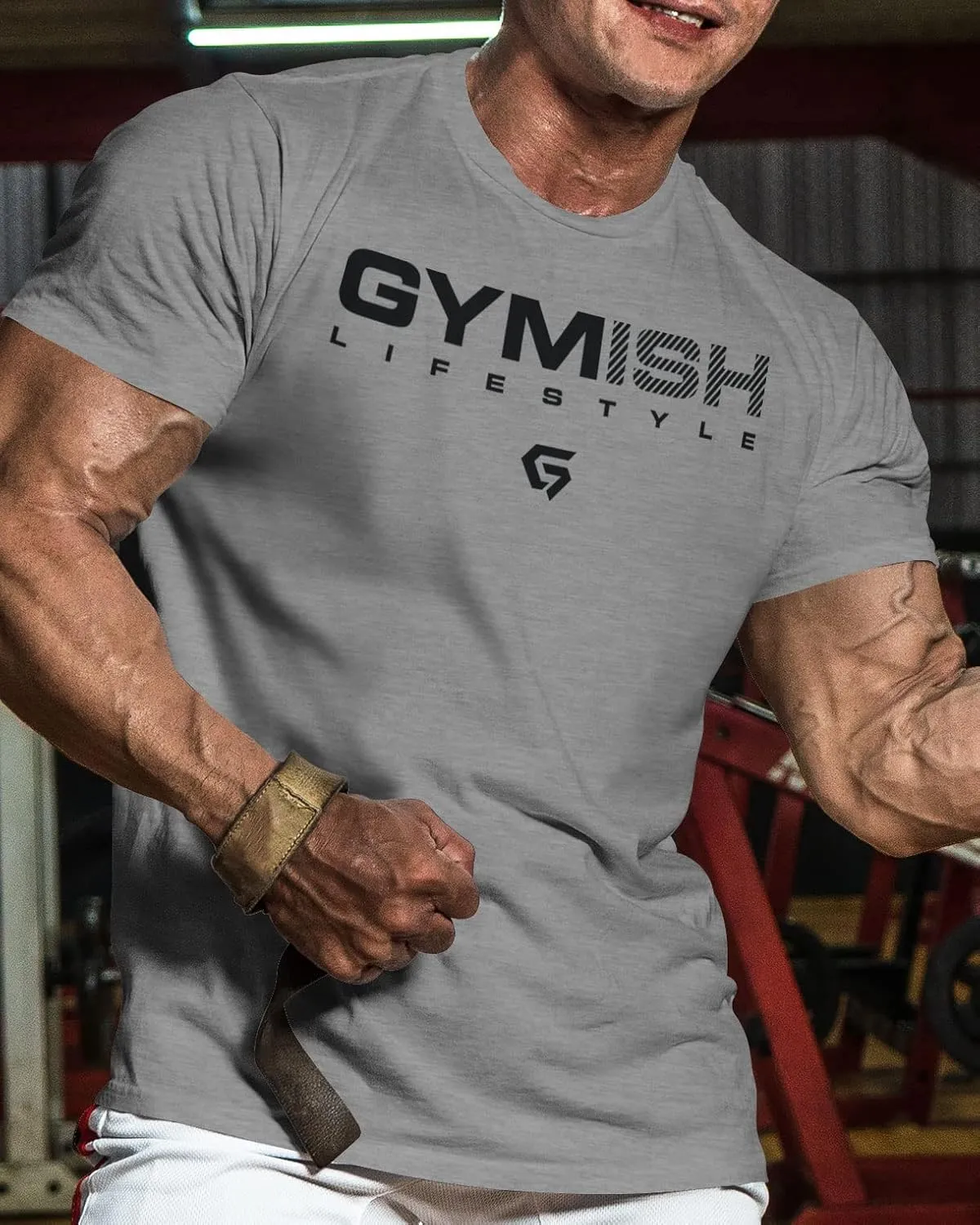 Gymish Lifestyle Motivational Workout Men's Shirt, Weight Lifting Gift T-Shirt