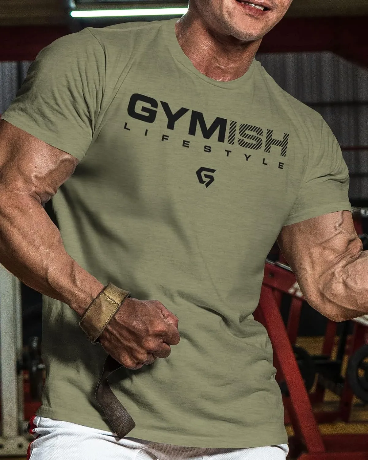 Gymish Lifestyle Motivational Workout Men's Shirt, Weight Lifting Gift T-Shirt