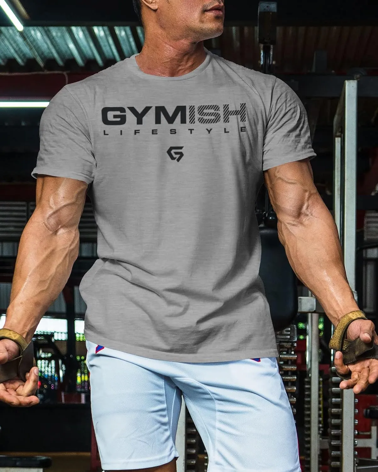 Gymish Lifestyle Motivational Workout Men's Shirt, Weight Lifting Gift T-Shirt