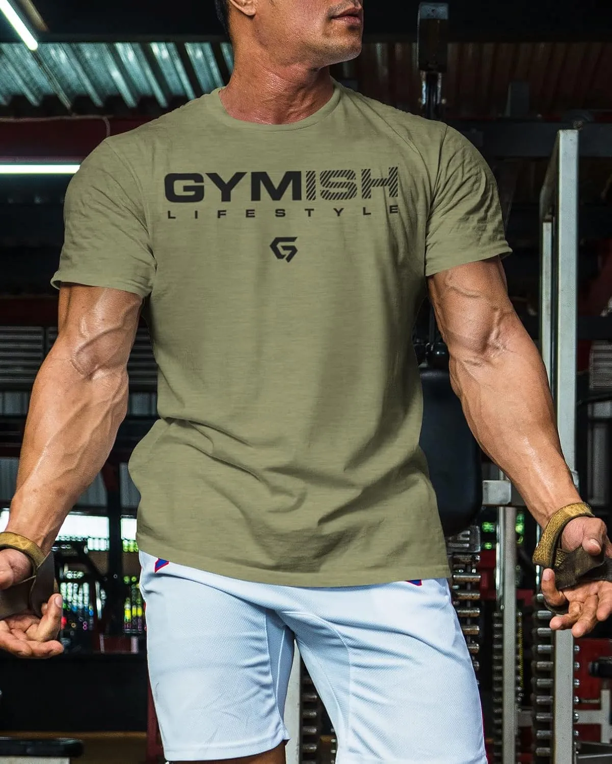 Gymish Lifestyle Motivational Workout Men's Shirt, Weight Lifting Gift T-Shirt