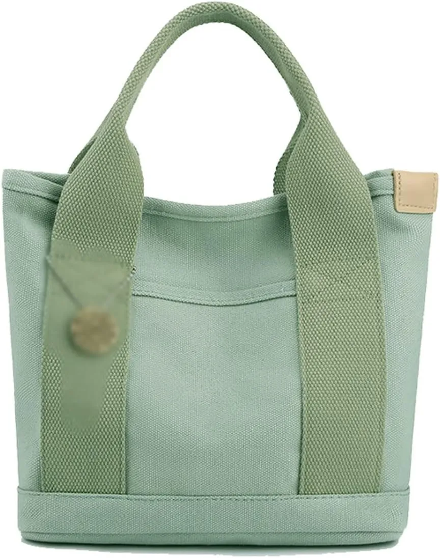 Handbags for women 1pc Casual Canvas Female Top-handle Large Capacity Bucket Solid Color Daily Shopping Bags