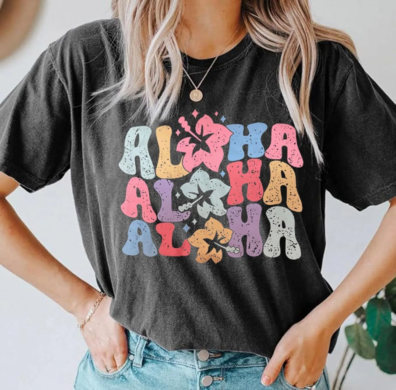 Hawaiian Shirt Women Family Vacation Tee Girls Hawaii Trip Summer Vacation T-Shirt