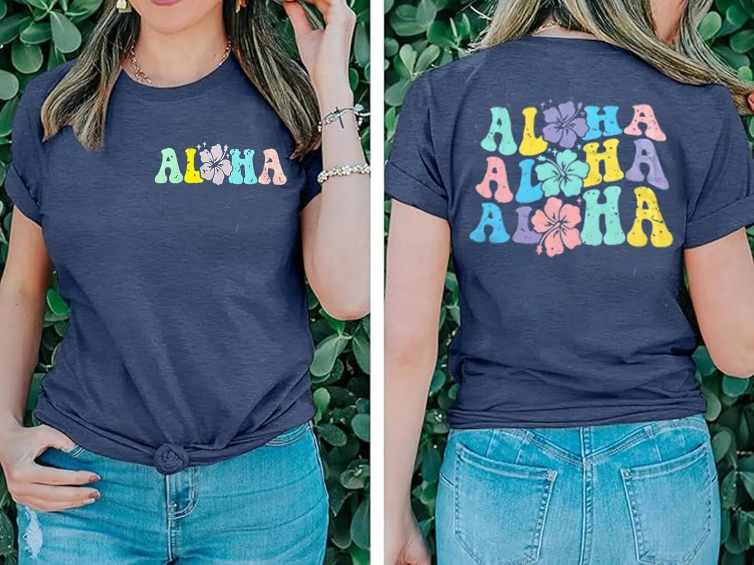 Hawaiian Shirt Women Family Vacation Tee Girls Hawaii Trip Summer Vacation T-Shirt
