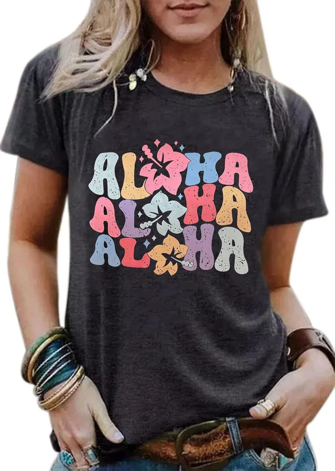 Hawaiian Shirt Women Family Vacation Tee Girls Hawaii Trip Summer Vacation T-Shirt