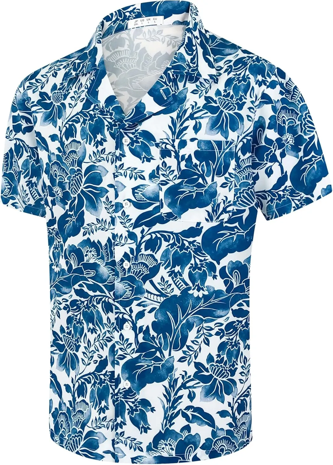 Hawaiian Shirts for Men Casual Beach Summer Shirt Floral Button Down Tropical Holiday Short Sleeve Shirts