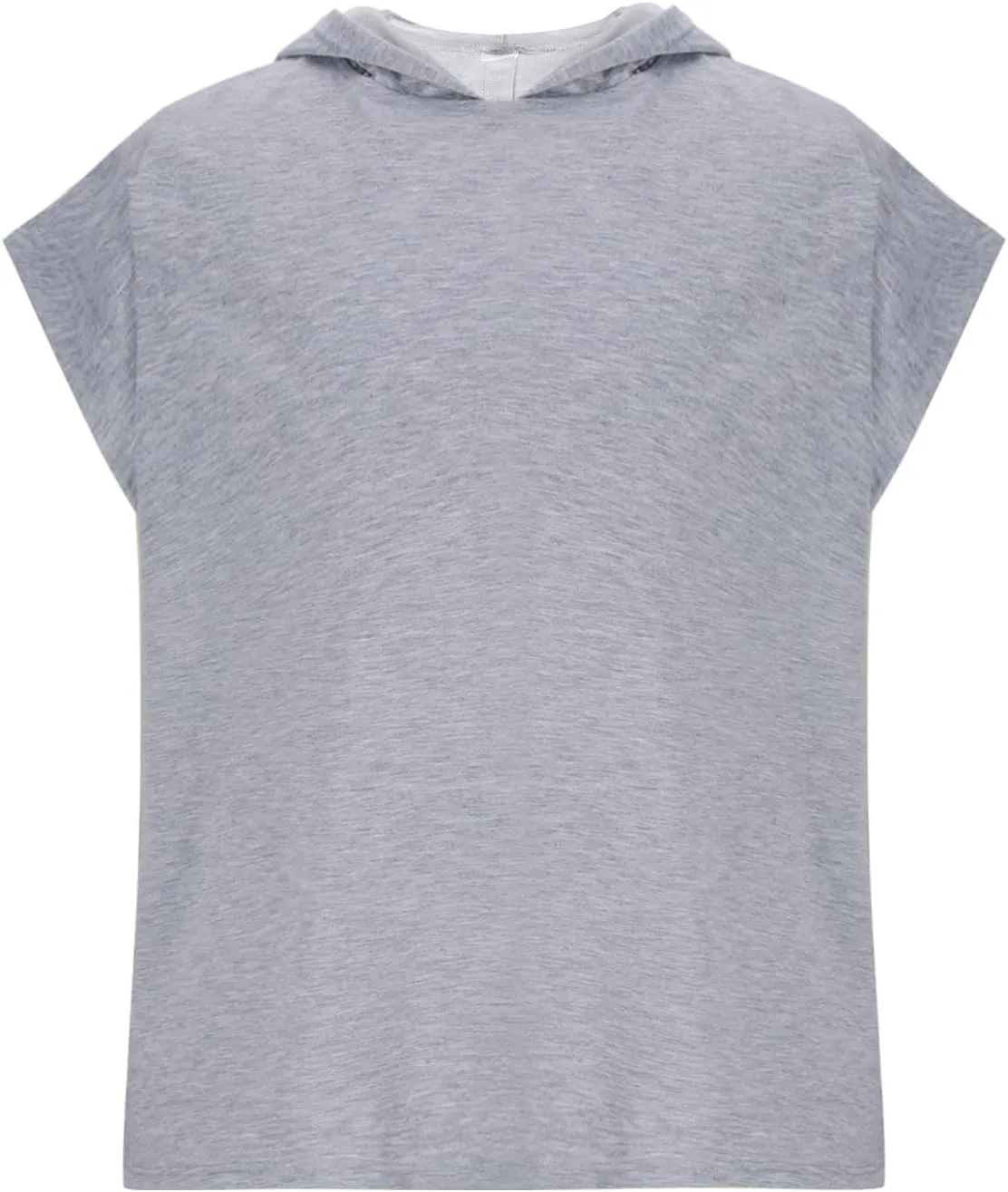 Hooded Tank Tops for Men Sleeveless Cut Off Summer Workout T Shirt Muscle Bodybuilding Gym Hoodies Loose Fit Tees