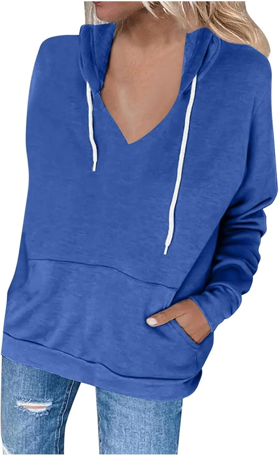 Hoodies Sweatshirts for Women Long Sleeve Shirts Zip Up Fleece Hoodie Jacket Fall Clothes Top with Pocket 2024