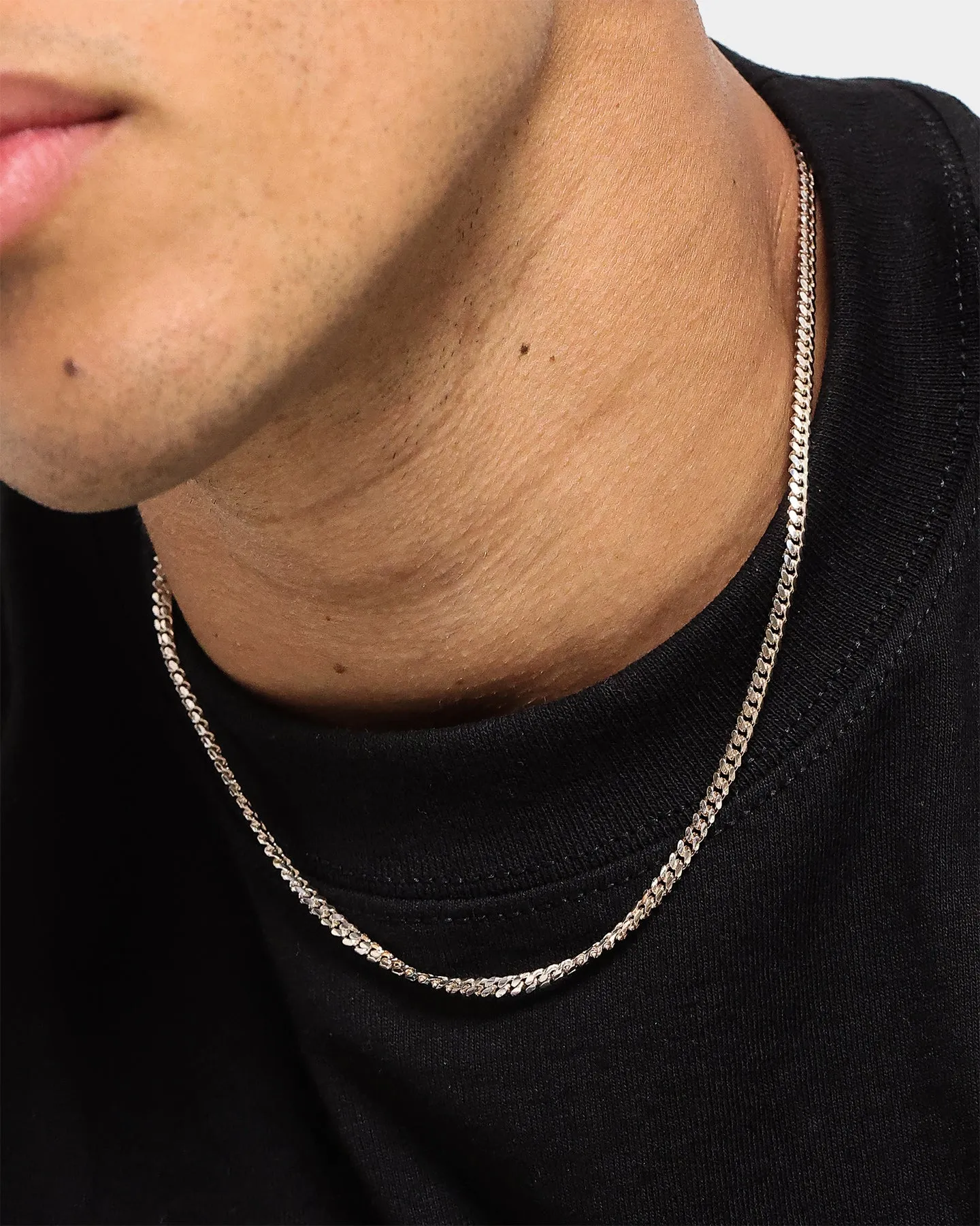 House Of Auric 3mm Cuban Chain Sterling Silver