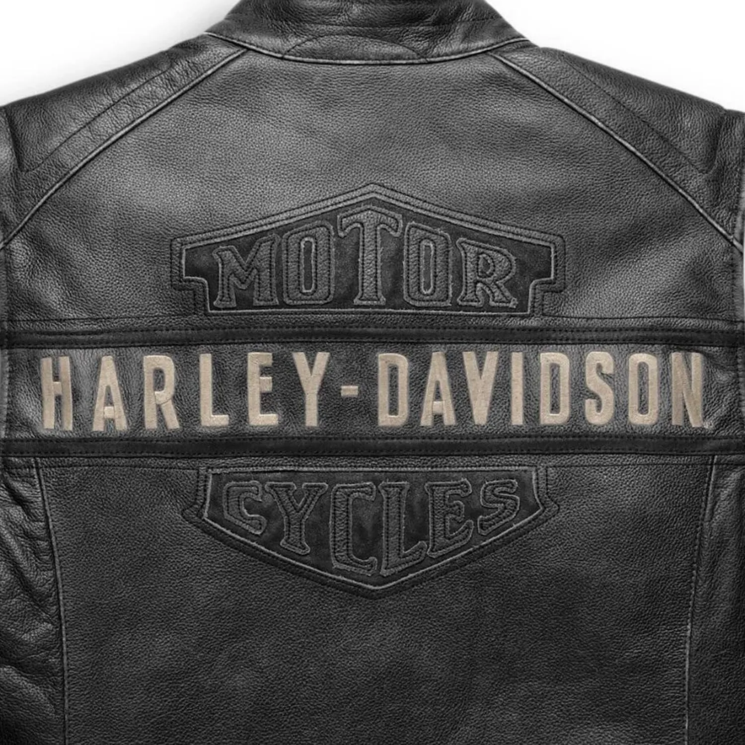 Iconic HD Mens Passing Link Leather Biker Vest  Motorcycle Road Warrior