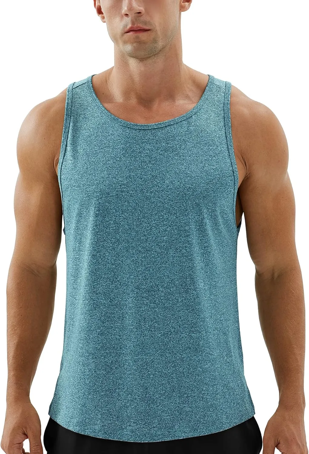 icyzone Men's Racerback Athletic Muscle Tank Tops for Gym Workout Running Exercise