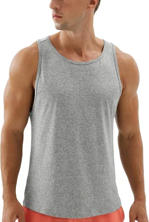 icyzone Men's Racerback Athletic Muscle Tank Tops for Gym Workout Running Exercise