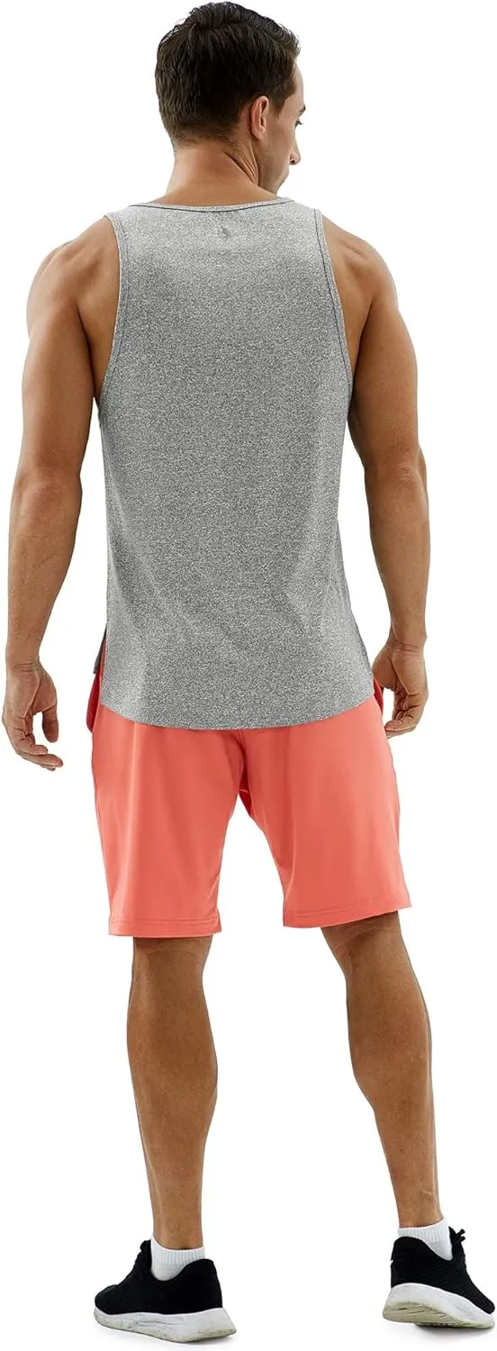 icyzone Men's Racerback Athletic Muscle Tank Tops for Gym Workout Running Exercise