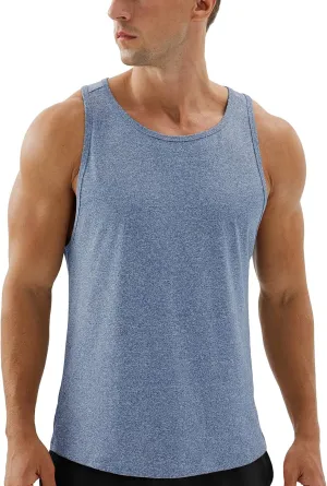 icyzone Men's Racerback Athletic Muscle Tank Tops for Gym Workout Running Exercise