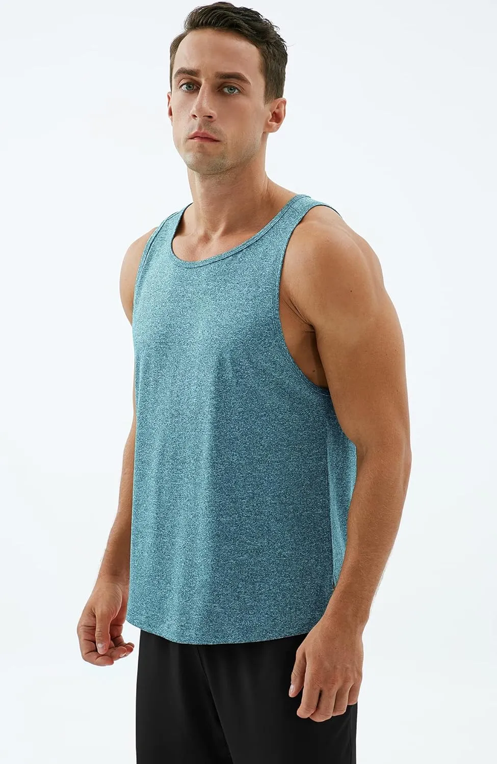 icyzone Men's Racerback Athletic Muscle Tank Tops for Gym Workout Running Exercise