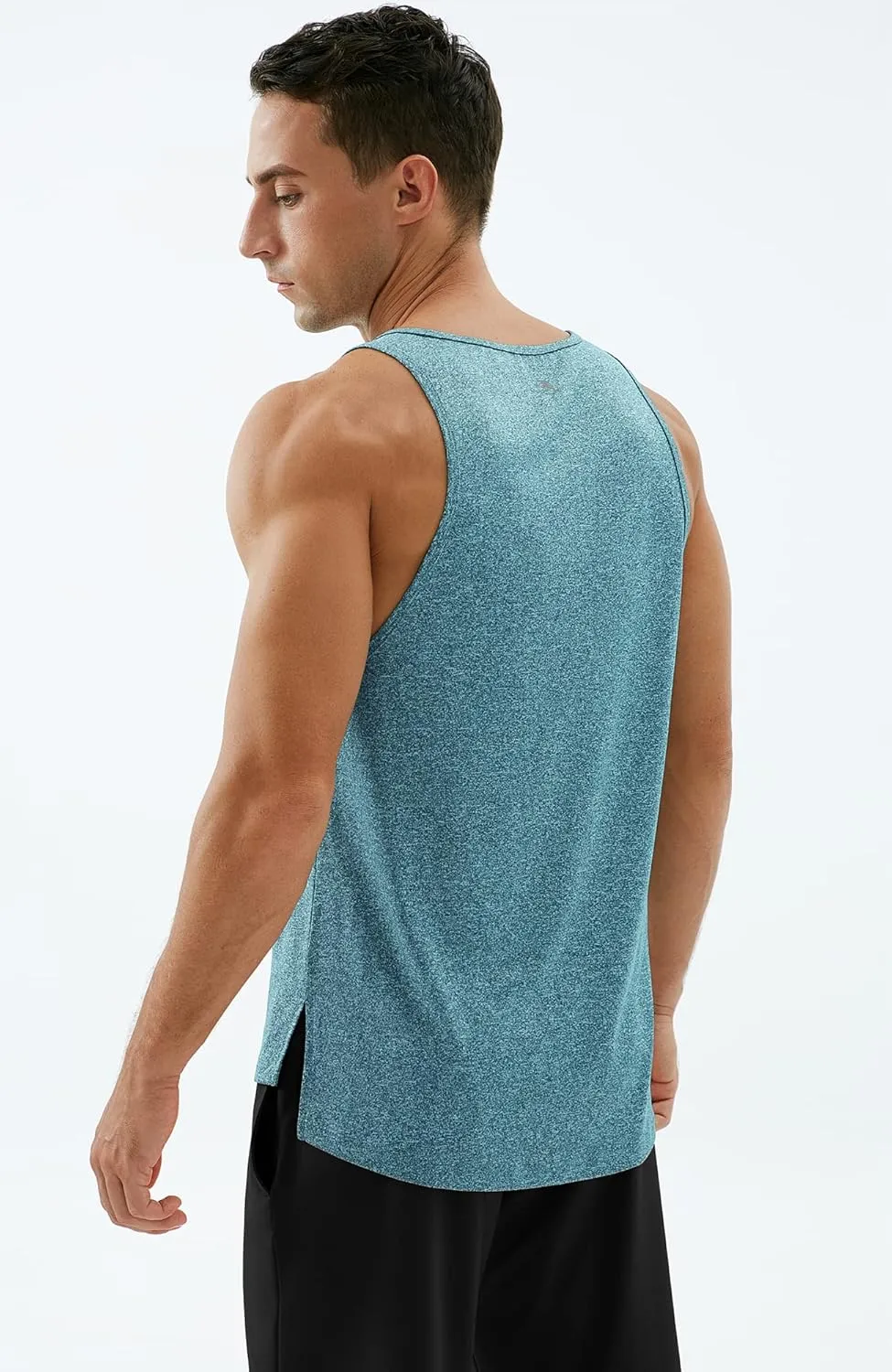 icyzone Men's Racerback Athletic Muscle Tank Tops for Gym Workout Running Exercise