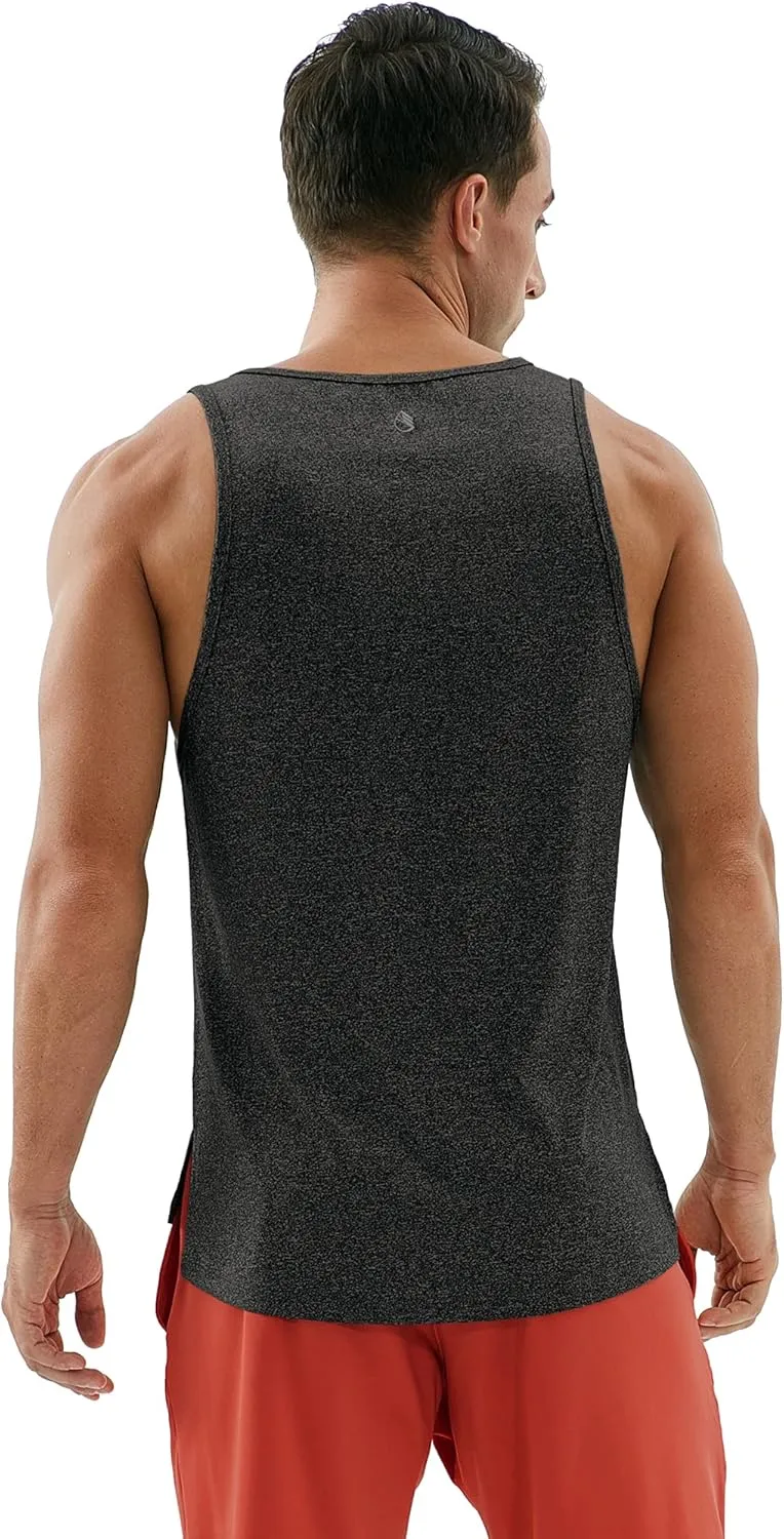 icyzone Men's Racerback Athletic Muscle Tank Tops for Gym Workout Running Exercise