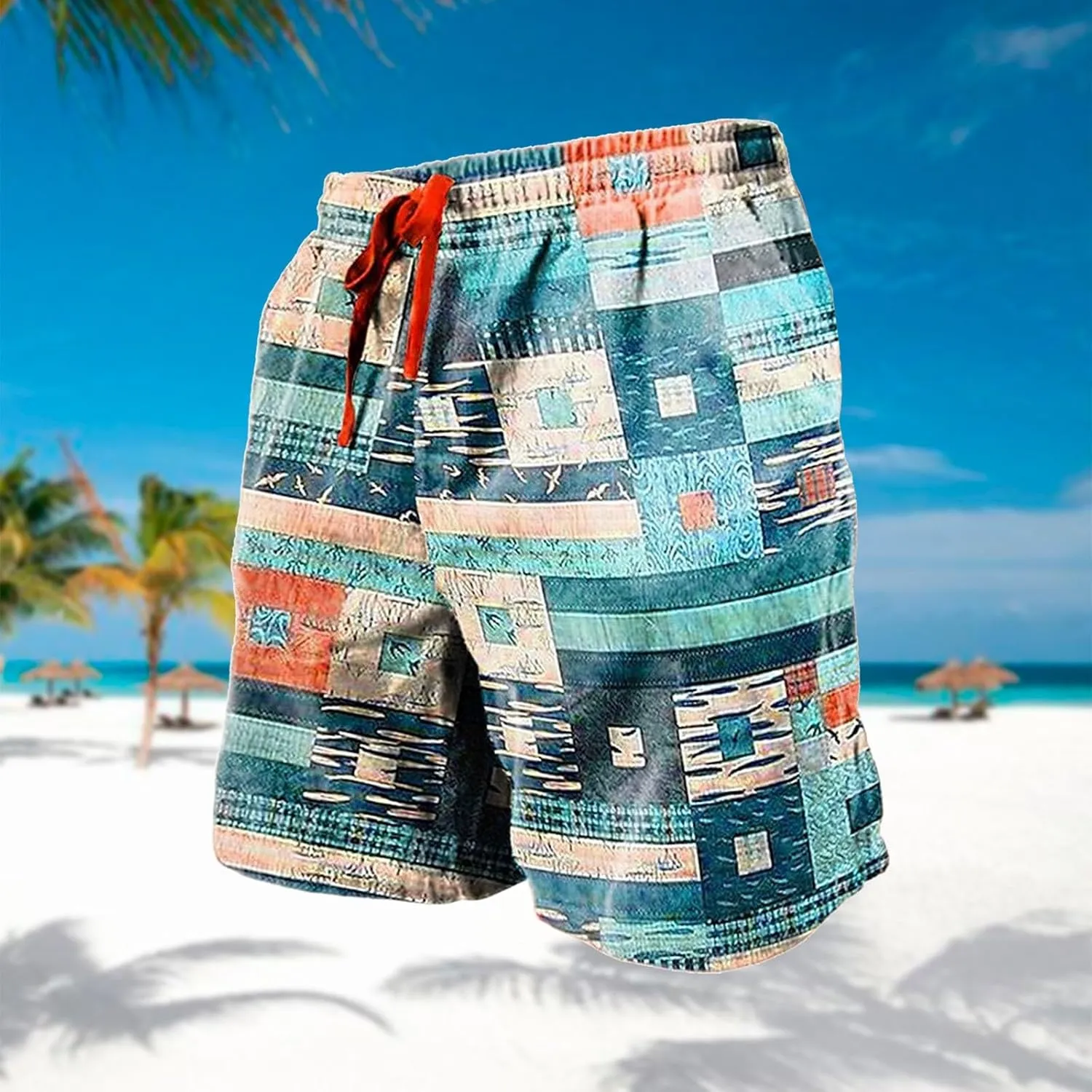 LCMTWX Men's Shorts Leisure and Fitness Sports Plus Size Five Surf Quick Drying Beach Pants Shorts Dress Shorts for Men Men