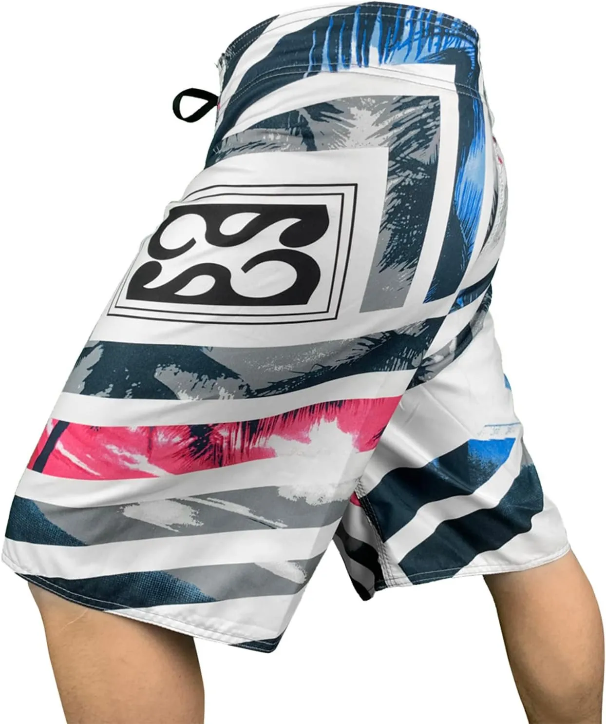 LCMTWX Swim Trunks Mens 2024 Breathable Mesh Printed Beach Shorts Beach Pants Pants Bathing Suit for Men Mens Swim Big and