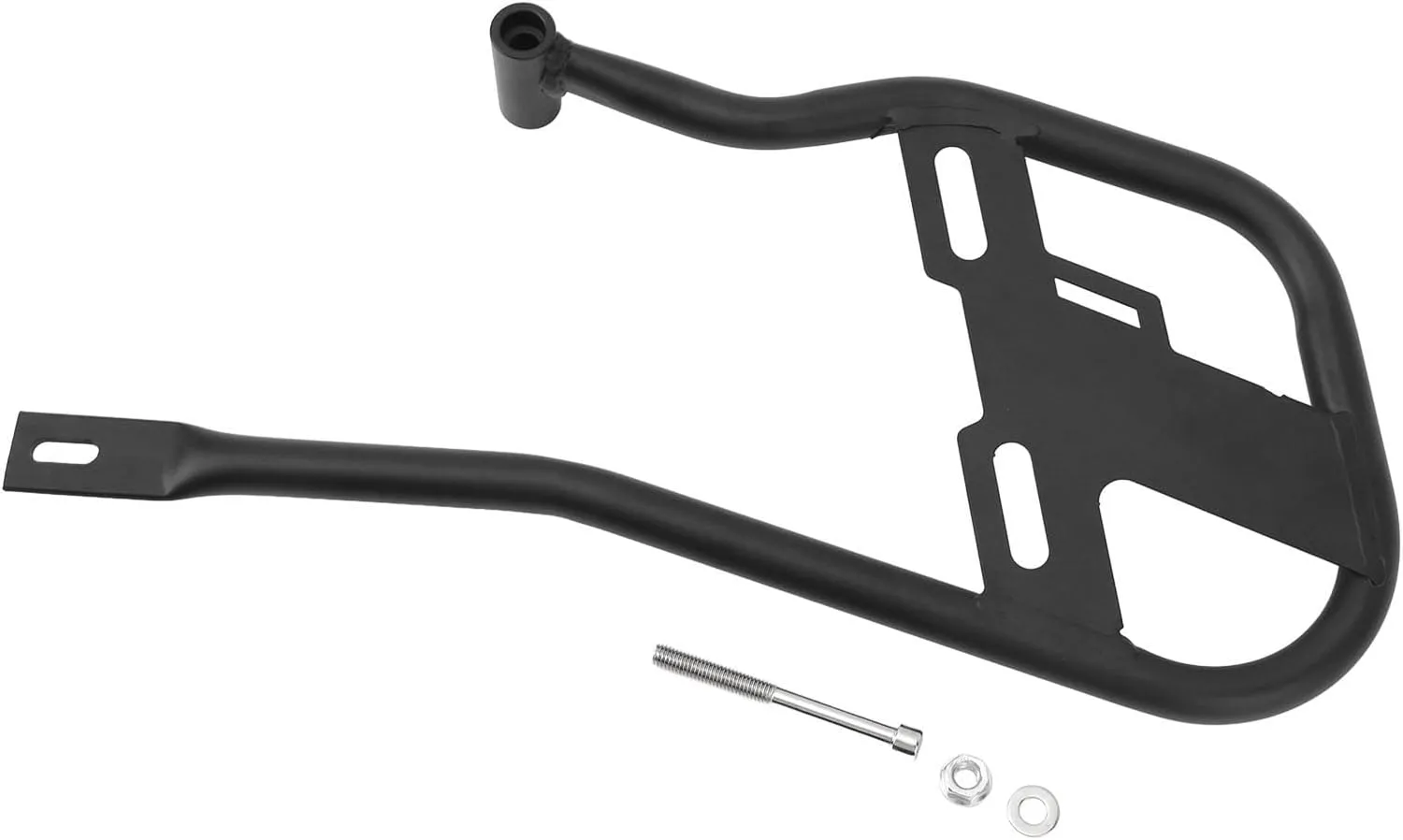 Left Saddle Bag Bracket, Motorcycle Left Saddlebags Mount Iron Tube Side Luggage Carrier Rack Bracket for 350 2022?2023