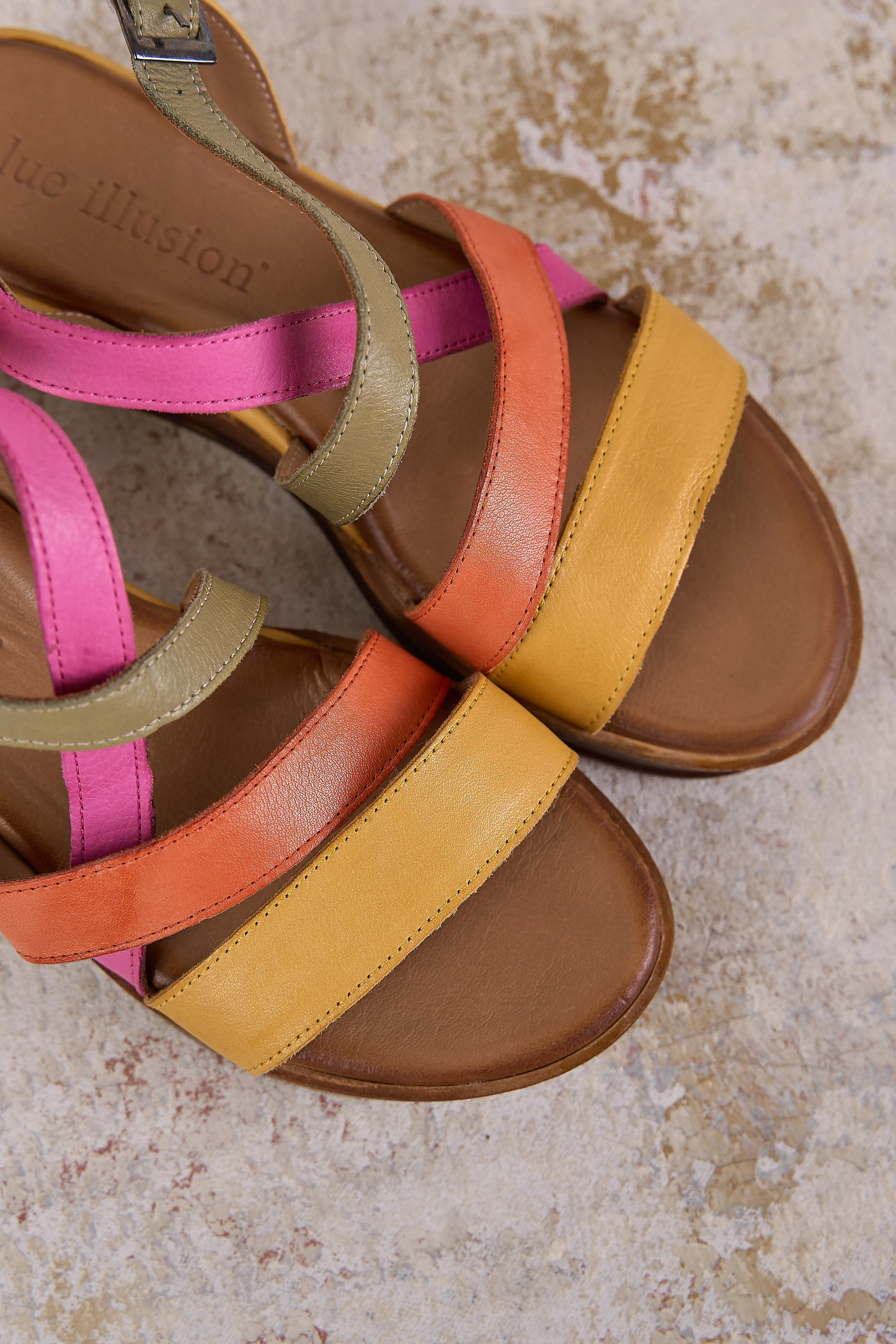 Liberty Multi Strap Sandal - Multi