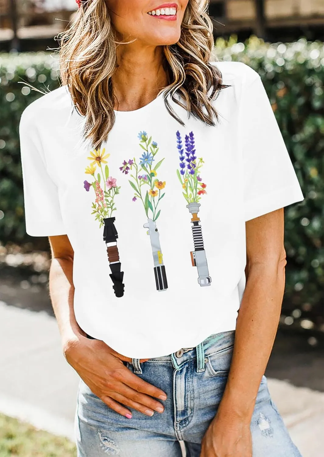 Magical Planet Shirt Women Science Fiction Lover Shirt Galaxy Cartoon Tshirt Family Vacation Tee Tops