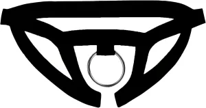 Maiyifu-GJ Men's G-String Open Crotch O-Ring Thong Sexy Perspective Underwear Support Naughty Lingerie Bikini Briefs