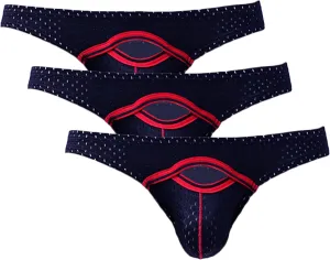 Men Sexy Briefs Ice Silk Underwear Solid Low Rise Bikini Underpants Mesh U Convex Pouch Bikinis Boxer Shorts