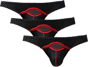 Men Sexy Briefs Ice Silk Underwear Solid Low Rise Bikini Underpants Mesh U Convex Pouch Bikinis Boxer Shorts